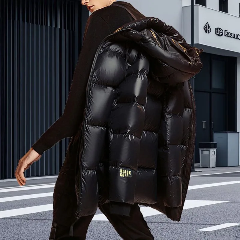 Tops de Otoño Invierno para mujer, chaqueta de plumón de ganso, capucha extraíble, gruesa, personalizada, Simple, cómoda, suave y versátil