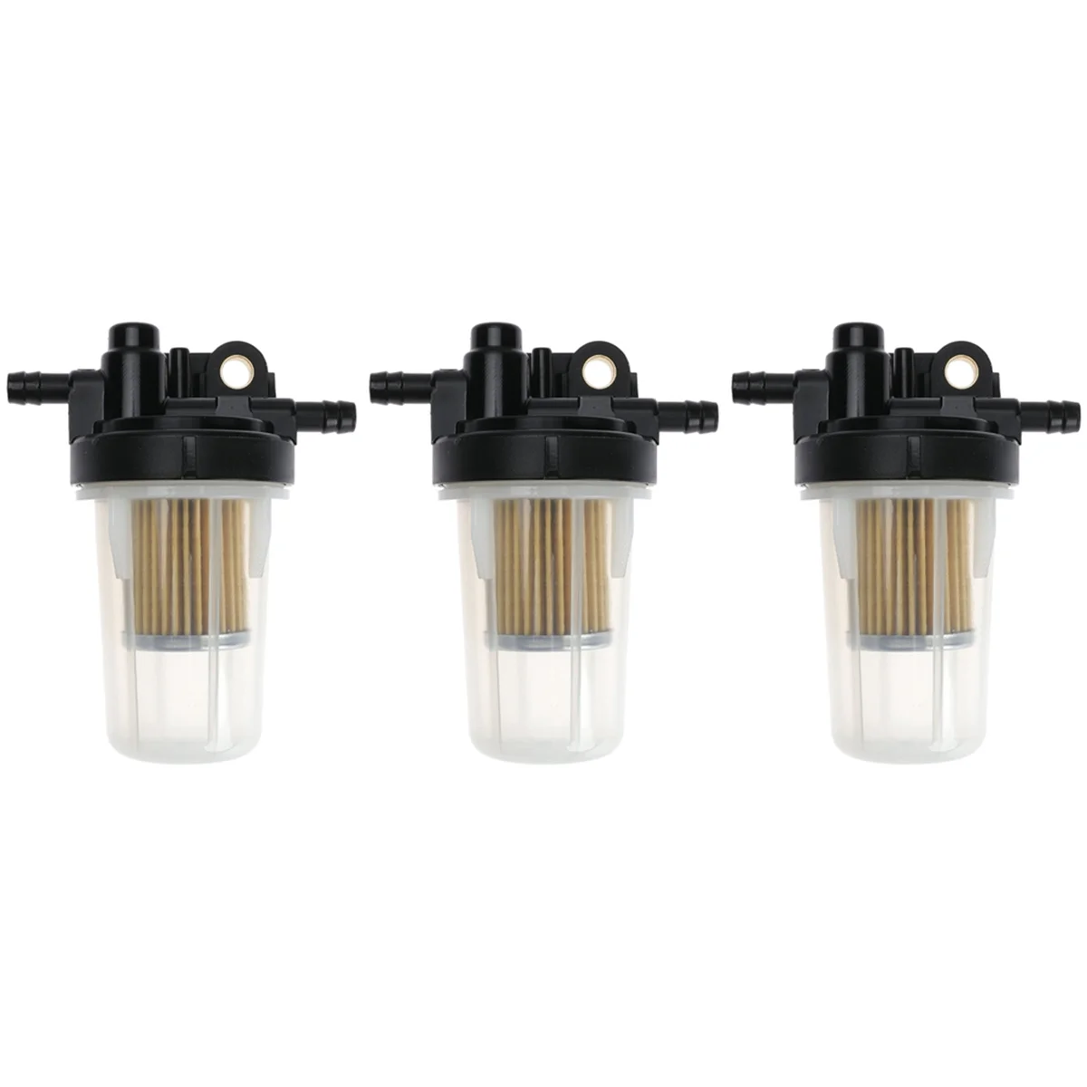 3Pcs for Kubota Fuel Filter Assembly B2320 B2410 L2800 L3400 LX2610HSD M5640SU RTV-X1100CR RTV-X900G RTV900W