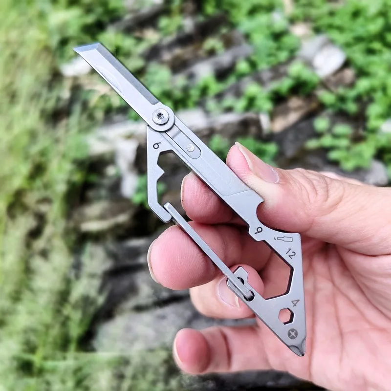 

Multifunctional Stainless Steel Sharp Mini Folding Blade Knife Outdoor Camping Multitool Multi Pocket EDC Knives Hand Tools