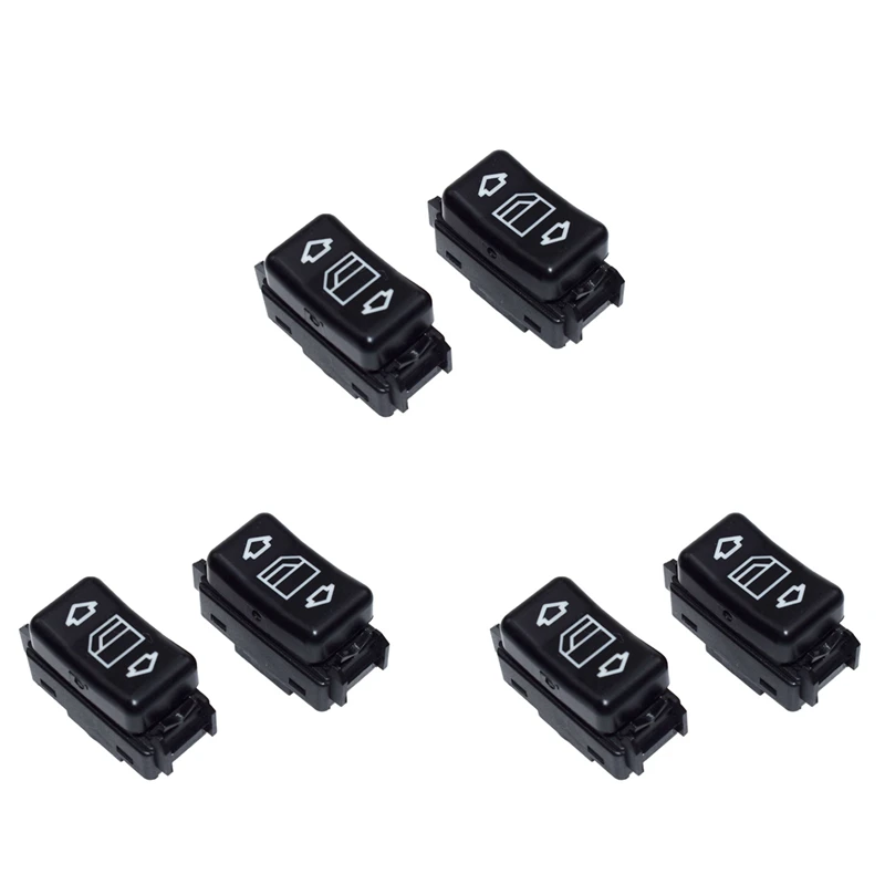 3 Pair For Mercedes Window Switch Left Right Power 190 260 300 1248204610 1248204510