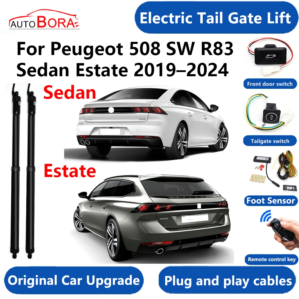 

Car Electric Tail Gate Lift System Power Liftgate Kit Auto Automatic Tailgate Opener for Peugeot 508 SW R83 Sedan Estate