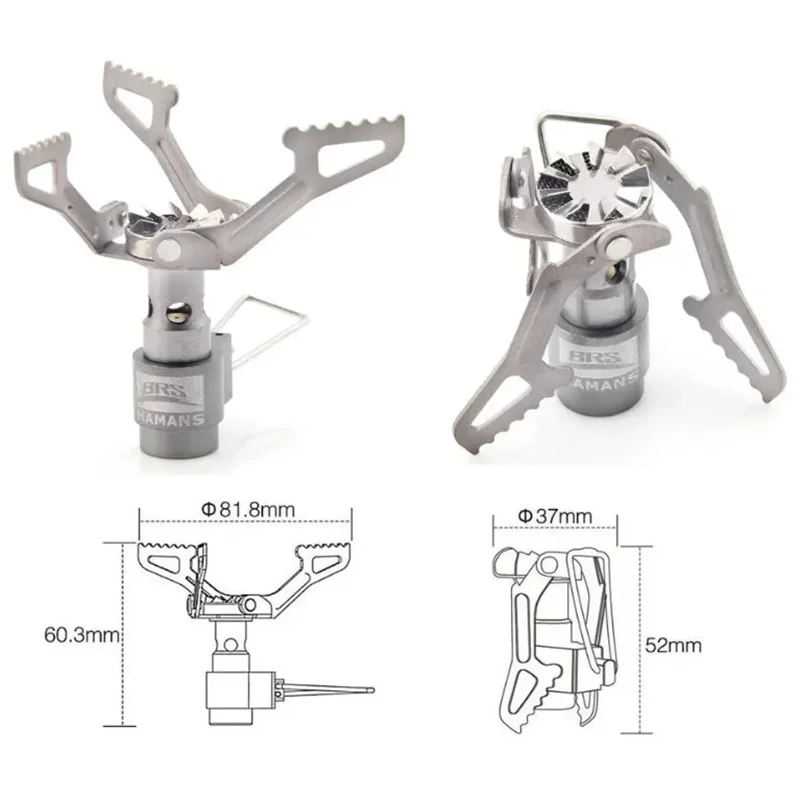 التخييم التيتانيوم موقد صغير محمول في الهواء الطلق بقاء البرية الطبخ نزهة موقد غاز معدات التخييم في الهواء الطلق موقد غاز