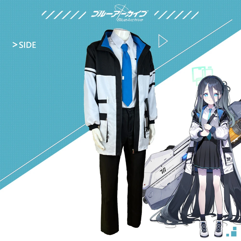 コスプレ衣装 arisu Jogo Azul Arquivo Millennium Uniforme Escolar para Menino Tendou