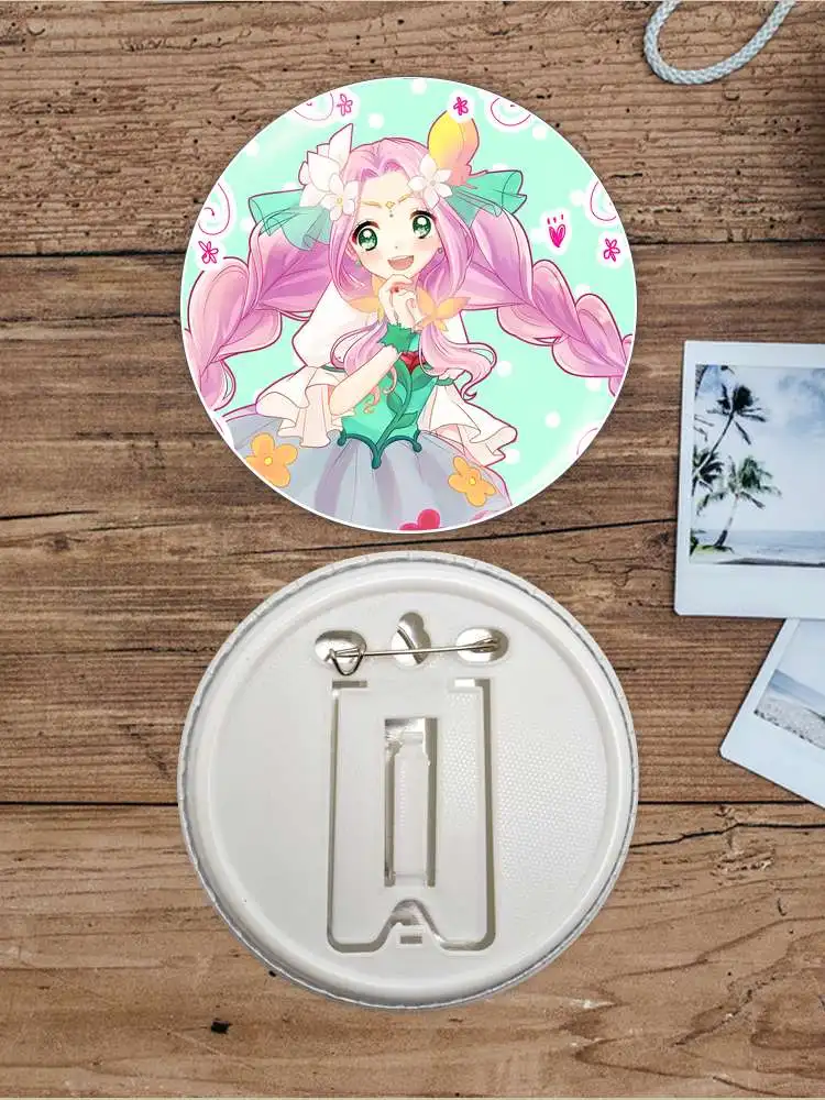 Hanami Kotoha juego de personajes de Anime, botón suave, insignia, broche, ancla, periféricos, Pin, regalo para amigo, periférico personalizado