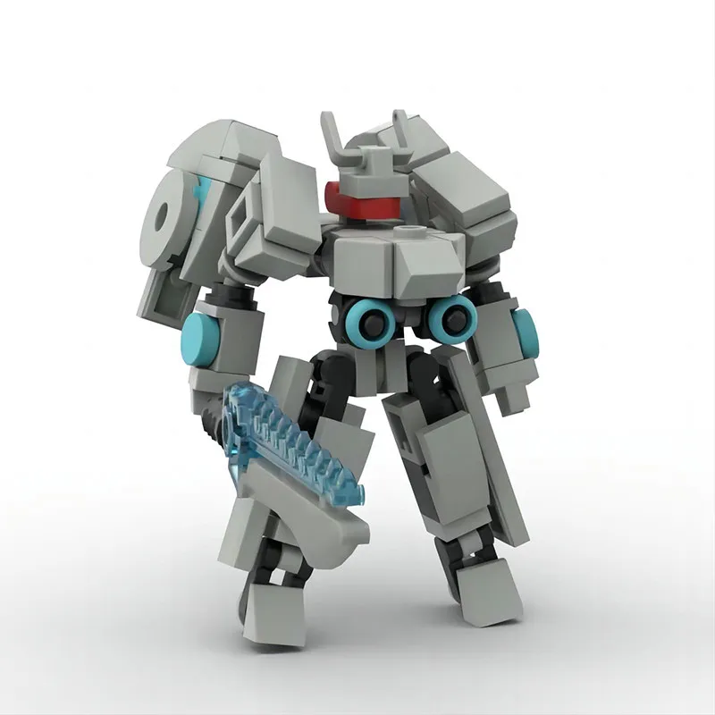 MOC Kids Puzzle Assembly Building Blocks Toys Small Exoskeleton Warrior Infinite Hurricaneed Mech Model Boy's Birthday Xmas Gift