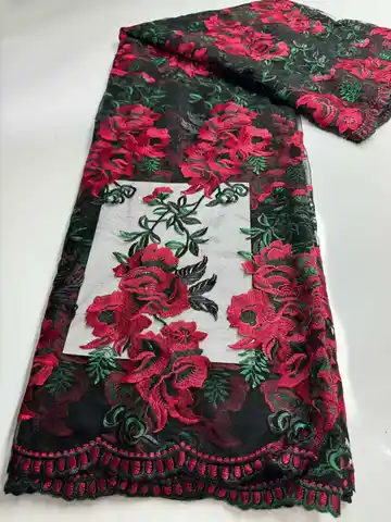 5 Yards Latest Best Quality Delicate Austria Very Soft Embroidered Tulle lace Fabric For Party Evening Dress