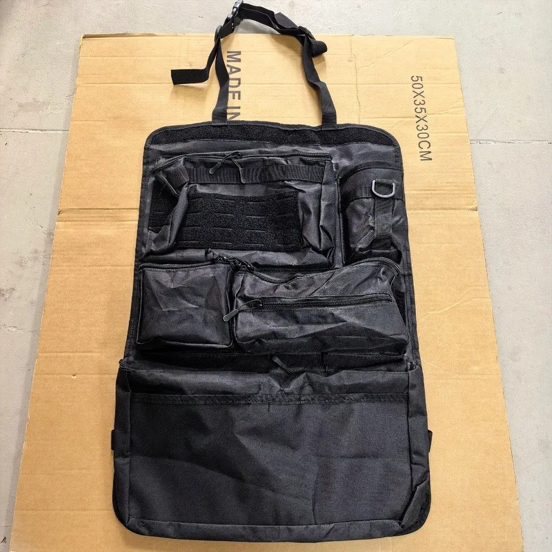 Taktische Aufbewahrungstasche für Auto-Rücksitze, Multifunktionaler Gepäck-Organizer und Aufbewahrungstasche, Hängende Rücksitztasche für Roadtrips – Detail 10
