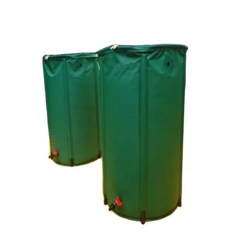 

New Collapsible Rain Barrel Plastic Rainwater Collector Leak Proof Garden Supplies