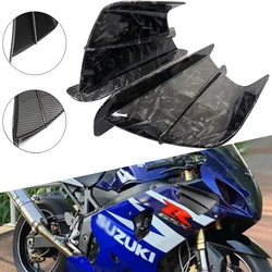 Winglet latéral de carénage de moto, déflecteur d'aile aérodynamique, Spomicrophone pour SUZUKI Gsxr 600, 750/1000, kit d'aile aérodynamique