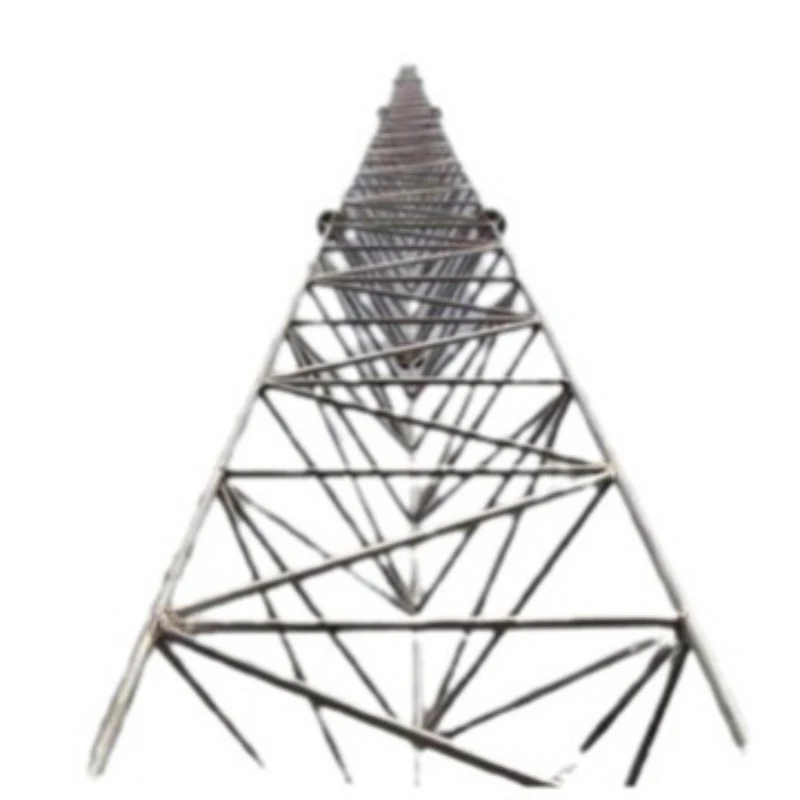 

Lightning rod round steel protection tower three-column round steel flashing belt tower hot-dip galvanized steel structure round