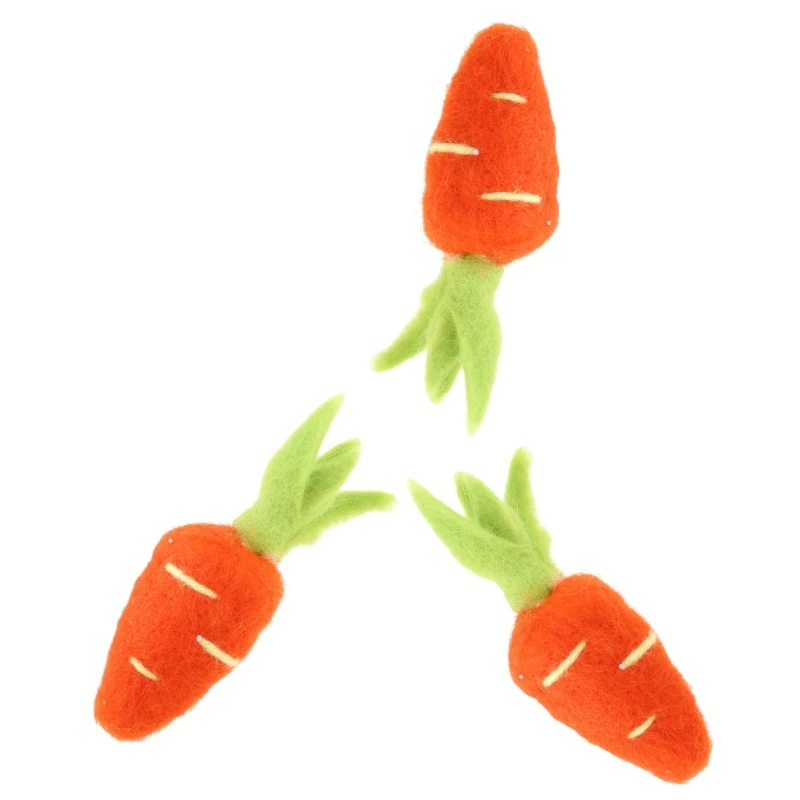 Newborn Photography Carrot Props Felt Carrot Ornaments DIY Brooches