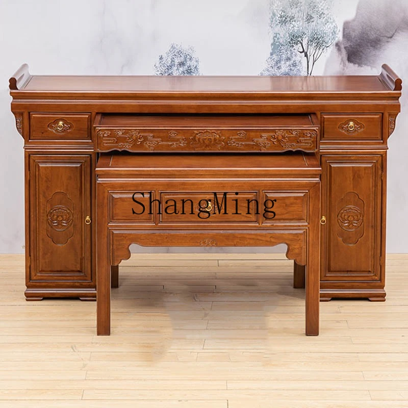 

SM household strip table offering platform eight immortals Guanyin strip table Buddhist hall living room tribute table