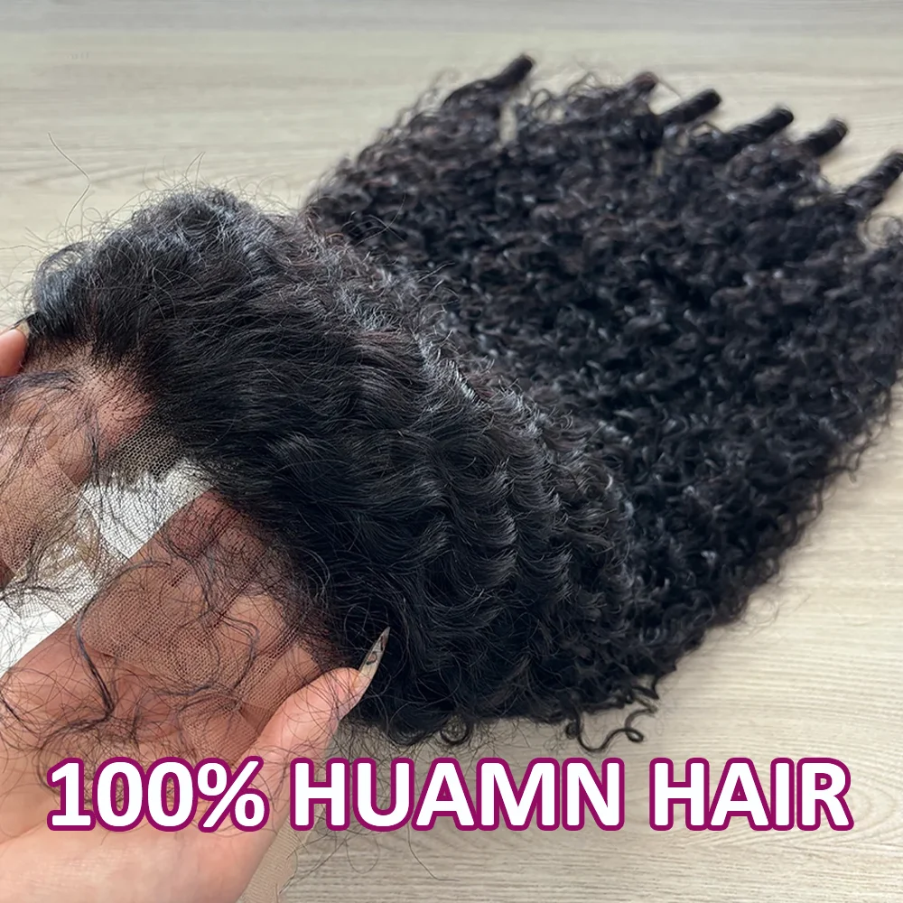 200 Плотность Бирманские вьющиеся человеческие волосы Парики 13x6 HD Парики из натуральных волос на кружеве для женщин Прозрачные парики из натуральных волос на кружеве 46 дюймов