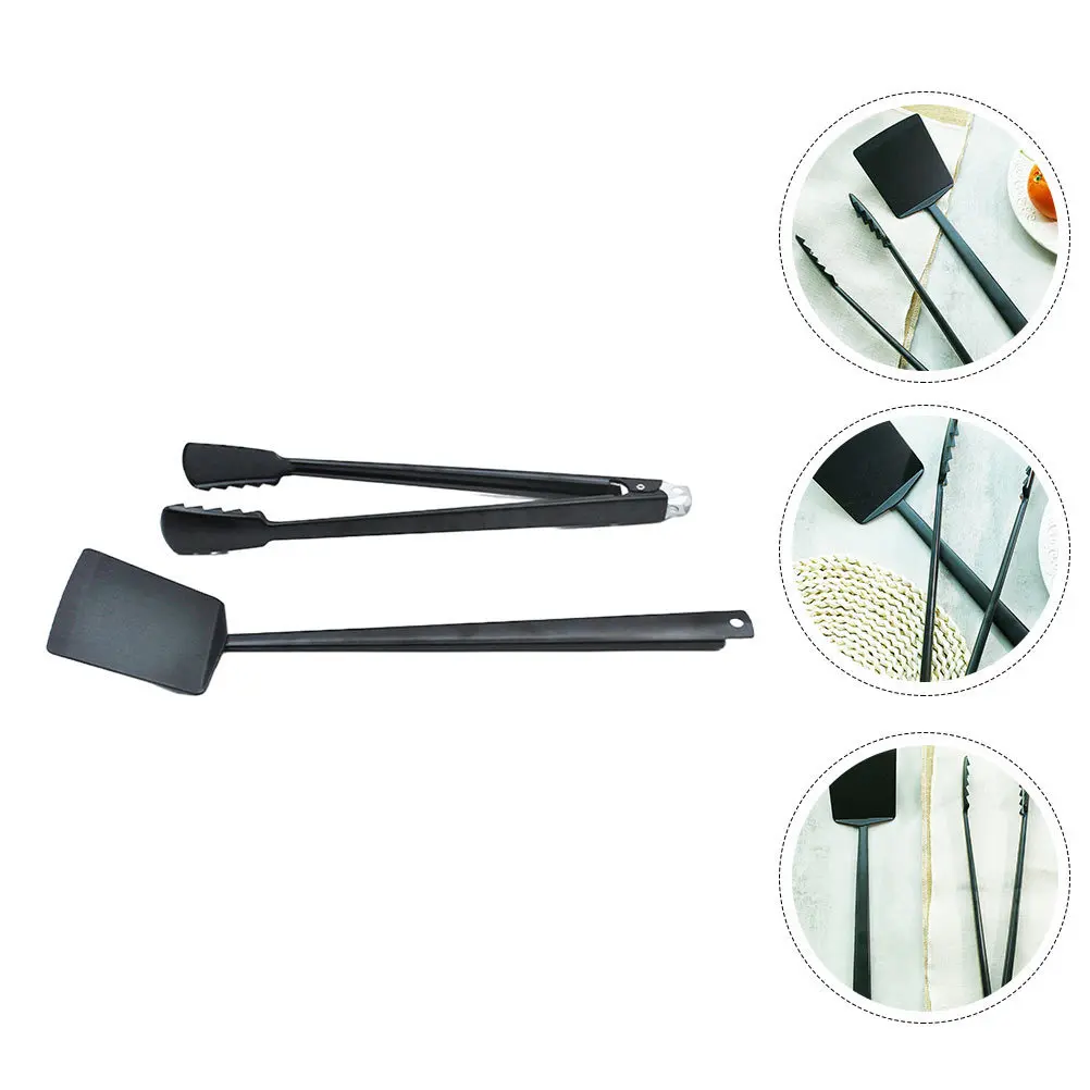 

1Set Barbecue Tool Set Bbq Clip Shovel Rustproof Stainless Steel Long Handle Grilling Clamp Practical Bbq Accessory