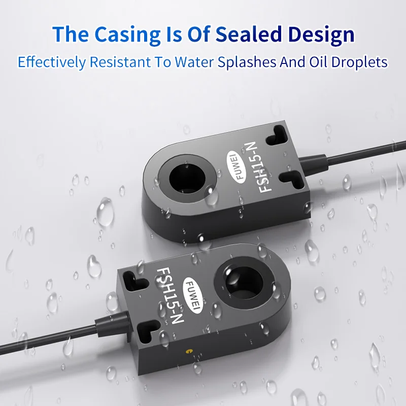 Fuwei High-SpeedCircular Proximity Switch Sensor Metal Magnetic Screw Spring Steel Ball Sensing Drop Counting Circular Approach