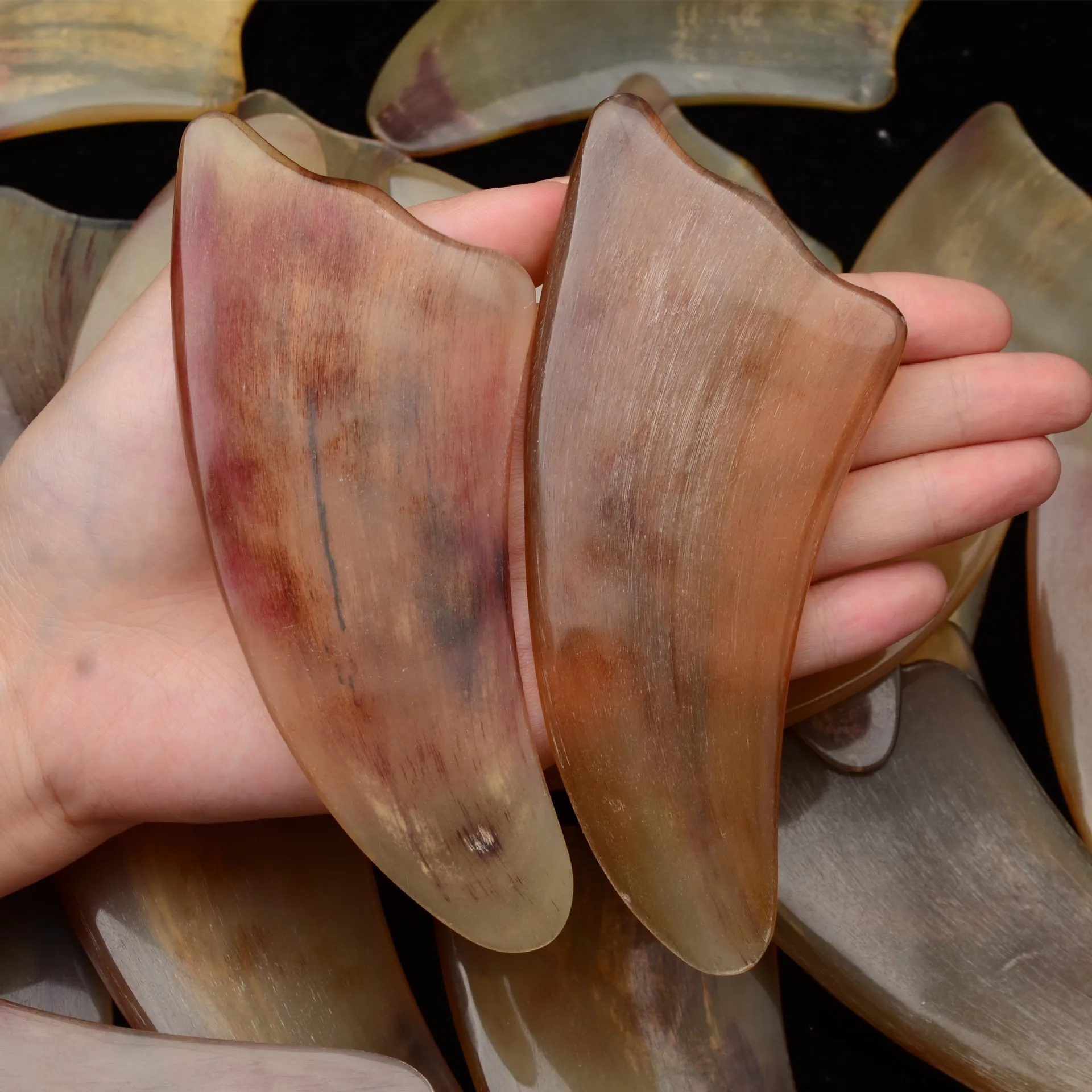 

Натуральный настоящий большой 13/15 + скребок для бутика круассанов, треугольный скребок для массажа круассанов, массажный скребок