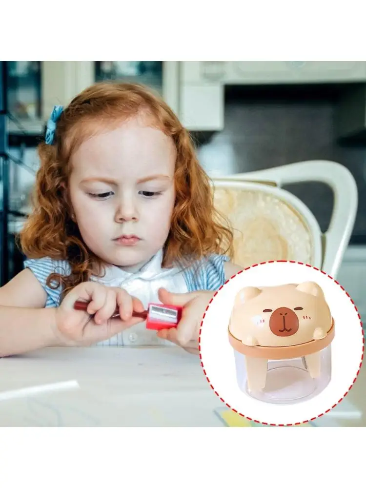 Small Manual Sharpener for Various Pencil Double Hole Sharpener for Student