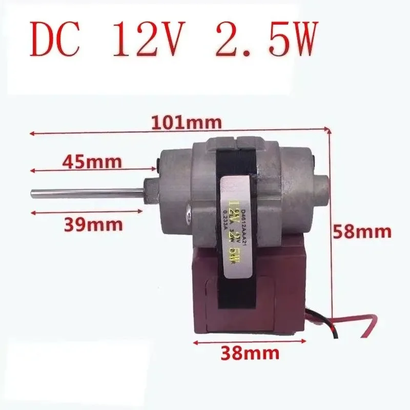 New Refrigerator Evaporator Fan Motor D4612AAA21 DC12V 2.5W for Bosch Daewoo Siemens