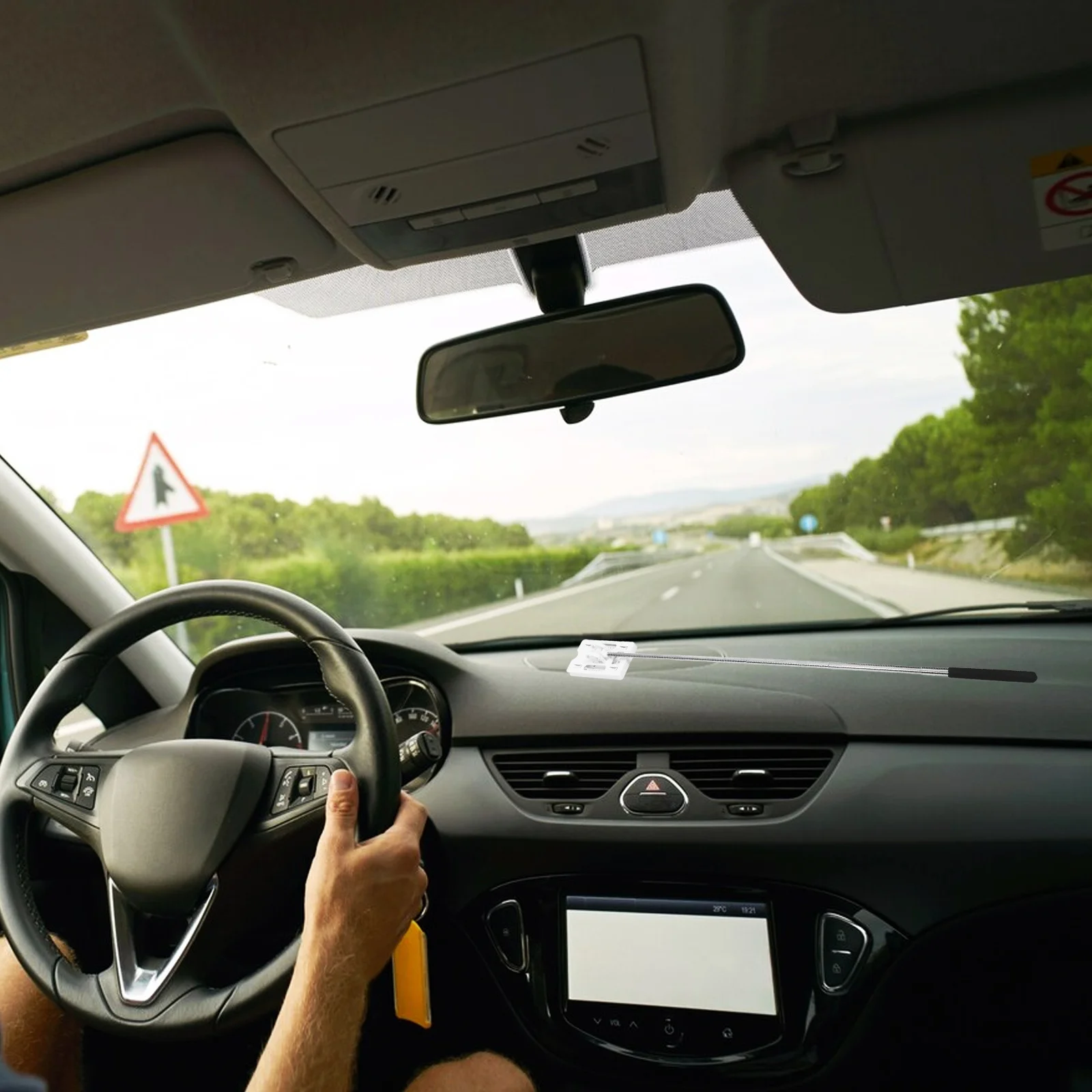 Car Parking Payment Rod Automotive Payment Card Holder Car Parking Swiping Rod Toll Pass Holder Garage Access Card Toll Stick