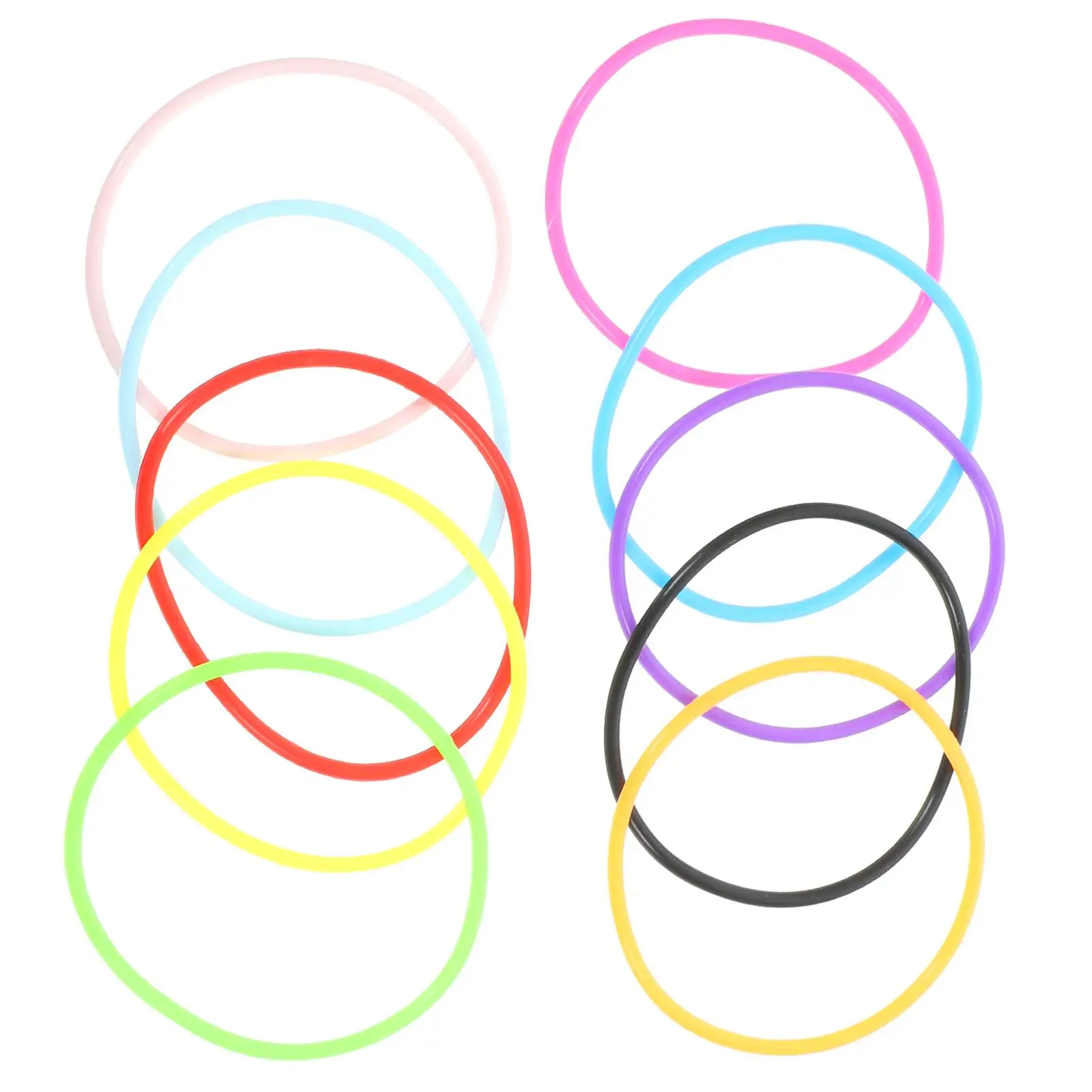 

10 Pcs Jelly Bracelets Colored 80s Adult Size DIY Wristb s Stretch Outdoor H Strap Children Outdoor Color