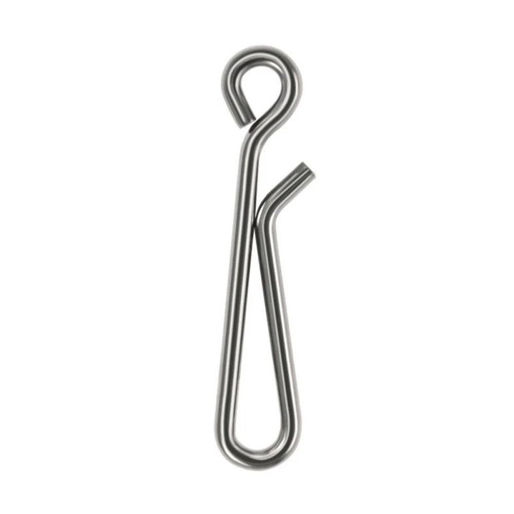 30pcs Stainless Steel Fishing Snap Hanging Connector Quick Snap Line Lure Fishhooks Pin Fishing Carp Tools Accessories