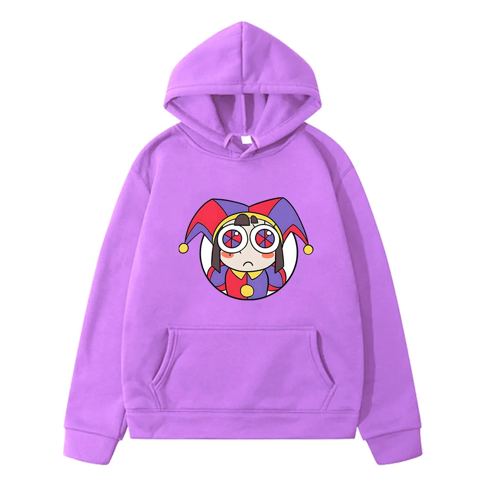 Newest Movie Amazing Digital Circus Hot Sales Clothes Kids Pomni Hoodies Toddler Girls Hoody Sweatshirts Boys Cartoon Outerwear