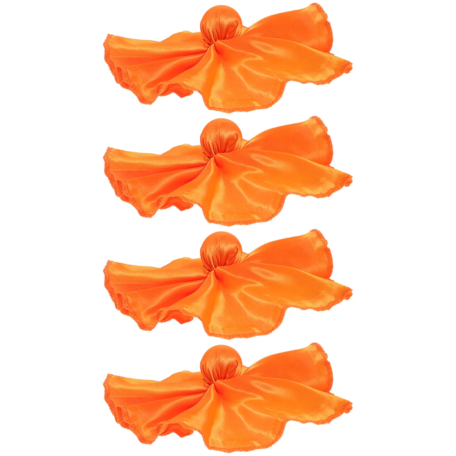 4 Pcs Football Penalty Flag for Props Sports Flags Small Nylon Polyester Cloth Referee