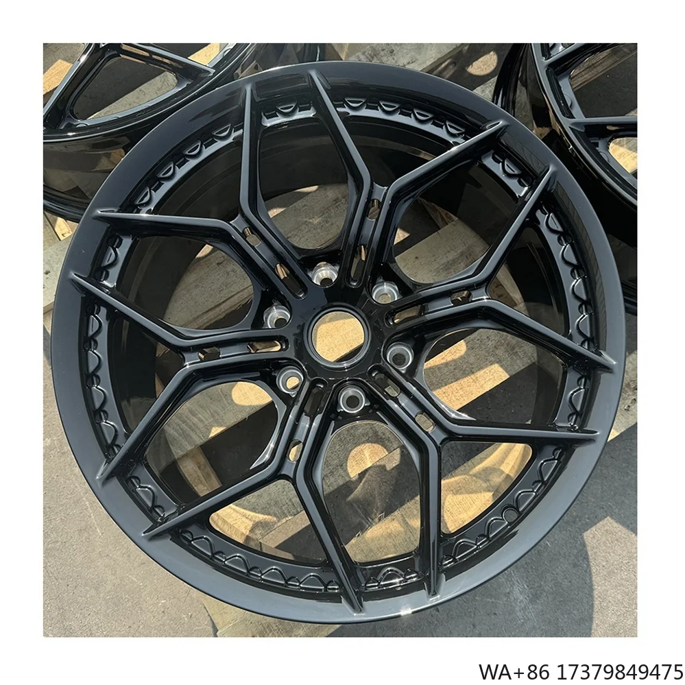 

Forged Racing Car Wheels 20 21 22 24 26 Inch Monoblock Wheels Gloss Black Custom Alloy Forged Rims