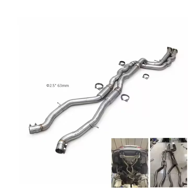 

OBM Exhaust Mid-Pipe For BMW M3/M4 F80 F82 F83 S55 3.0T (2014-2019) 2.5inch Equal Length Mid Pipe