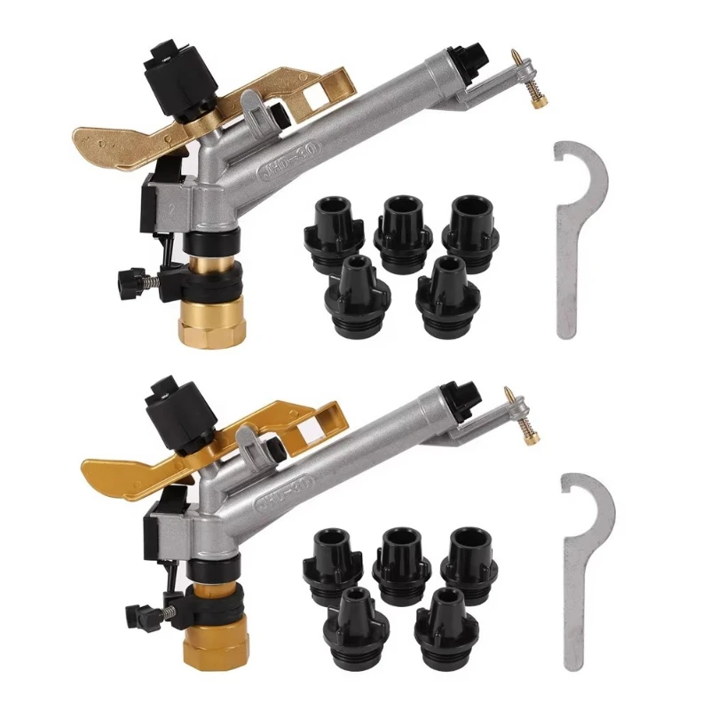 1.5 Rocker Impact Sprinkler Gun Agricultural Irrigation Sprinkler Garden
