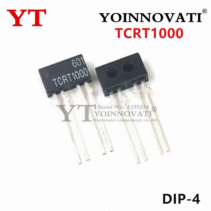20pcs/lot TCRT1000 DIP-4 SENSOR OPTO TRANS 4MM REFL THPCB IC Best Quality.