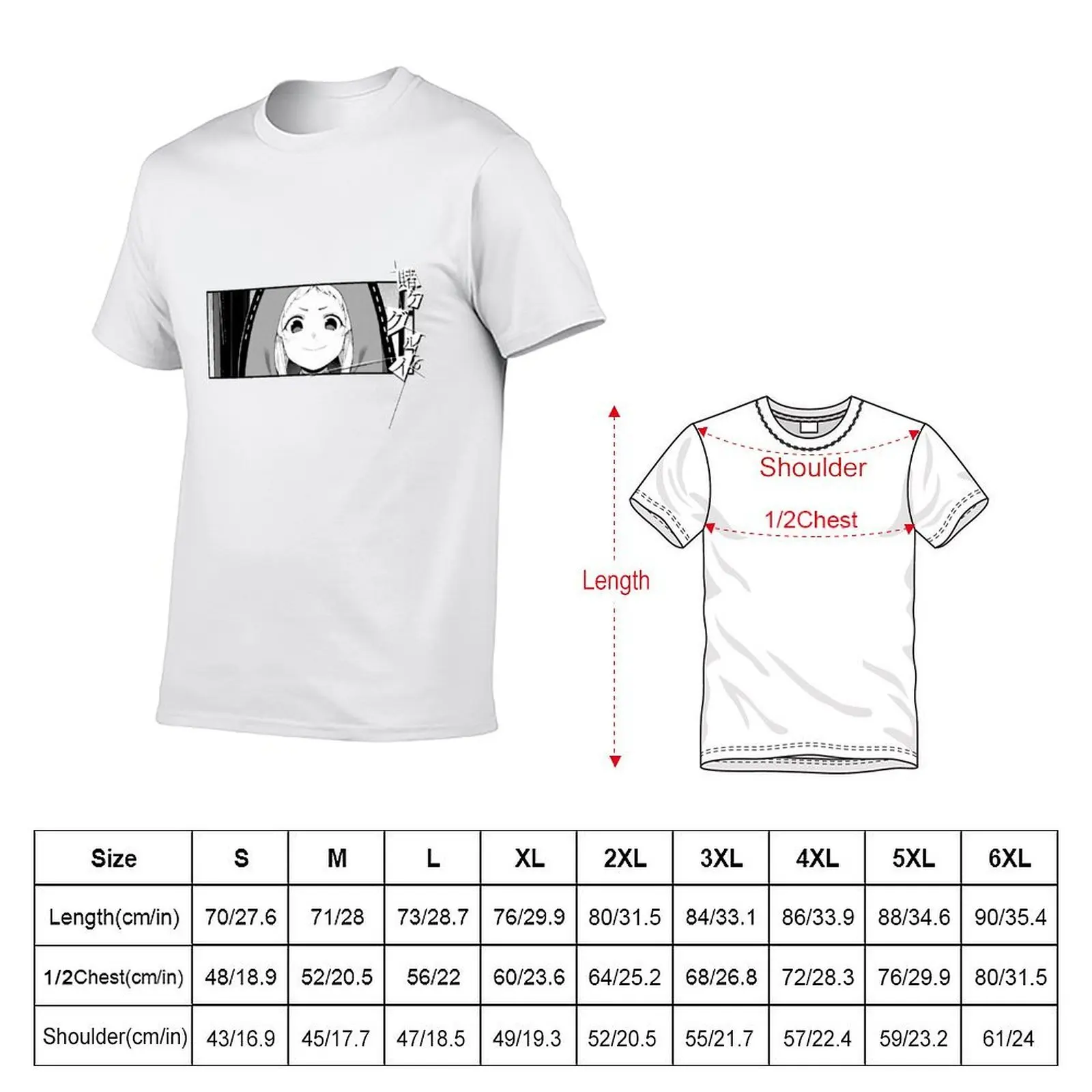 Kakegurui - Runa Yomozuki T-Shirt custom t-shirts basketball graphic tees oversized t shirts for men