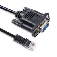 Unitronics PLC Programming Cable D-Sub 9 Pin DB9 Female to RJ11 6P6C Serial Communication Cable