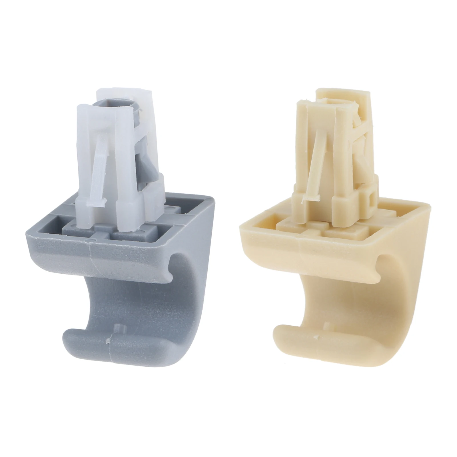 2Pcs Car Sun Visor Clip Hook Bracket Sunvisor Fastener Clip for Toyota Camry Corolla/Matrix Highlander Prius RAV4 Solara Plastic