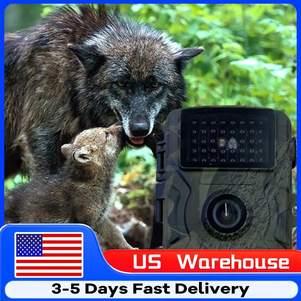 

Hunting Trail Camera Waterproof Infrared Night Vision Security Cam Motion Activated Wildlife Camera for Scouting Hunting