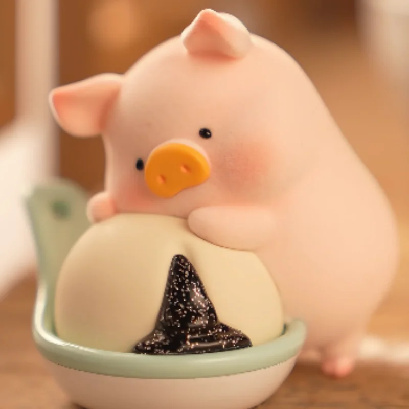 

Lulu Pig Lu Family Small Restaurant Series Blind Box - Cute PVC Desktop Decorations Trendy Surprise Gift Toy