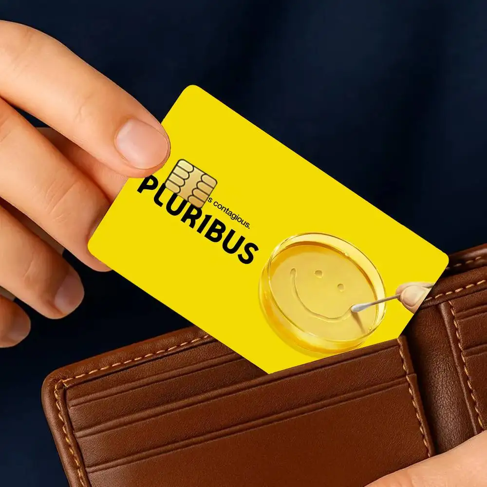 ТВ-шоу Pluribus наклейки для кредитных карт кожа для банковского автобуса Metro 4 шт. обложка пленка подарок