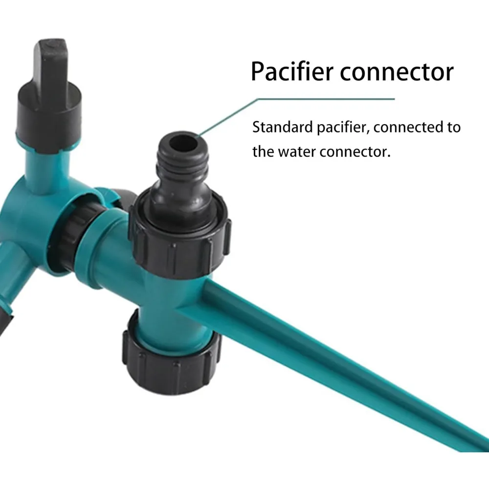 360 °   irrigatore rotante regolabile: sistema di irrigazione ad alta pressione per l'irrigazione di prati, giardino e cortile |   facile installazione |   durevole d
