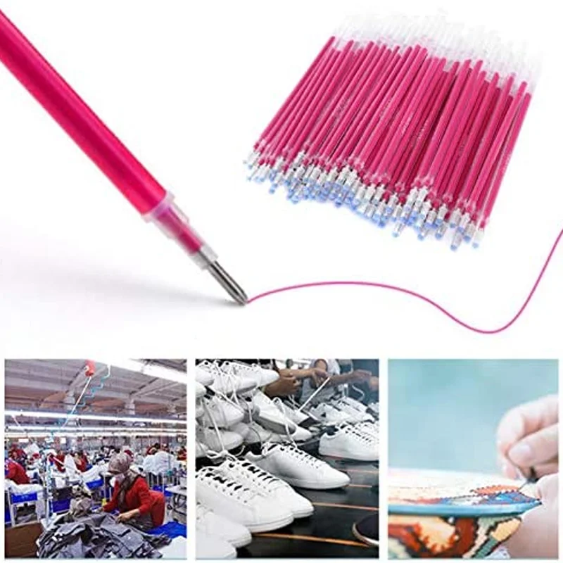 

50/25Pcs Heat Erasable Fabric Refills For Embroidery Cross Stitch Handicarft Needlework Tailors Sewing Quilting Dressmaking