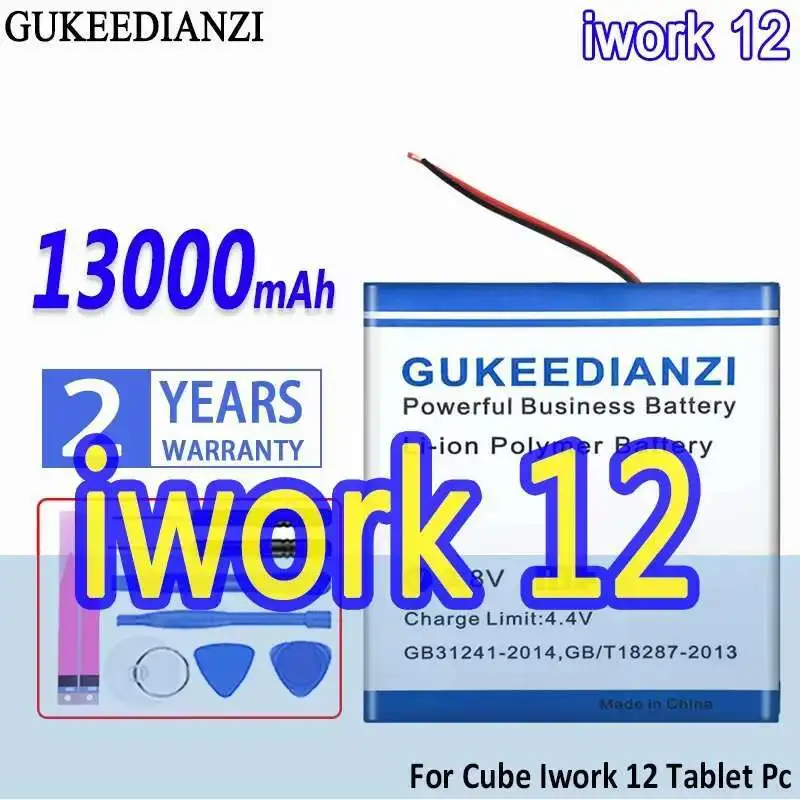 

Premium Replacement 13000Mah Laptop Battery For Cube Iwork 12 Iwork12 Tablet PC