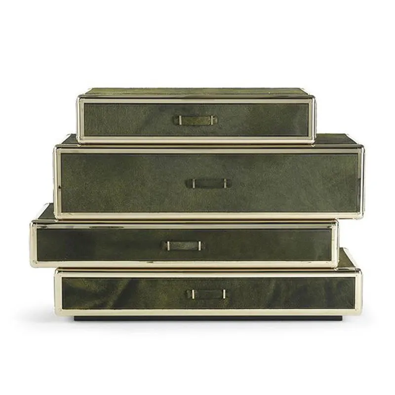 

Leather horsehair flying cabinet high-end villa living room art entrance locker