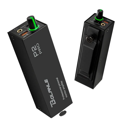 Bolanle P2 PRO IEM Recargable USB C Auriculares amplificador de monitor intrauditivo personal ultracompacto