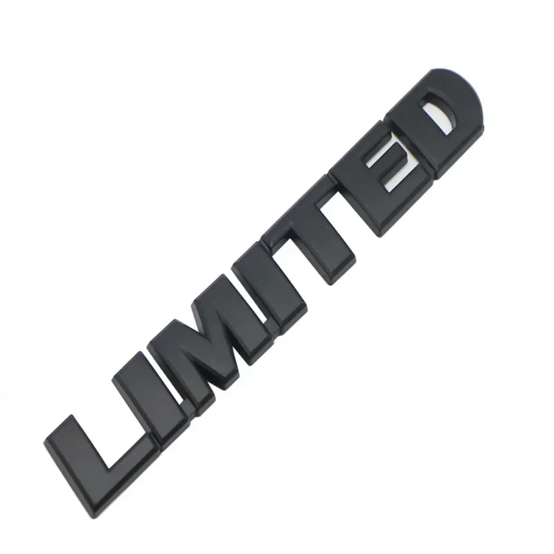 Chrome Black Limited Letters Rear Trunk Fender Emblem Badge Sticker Decals For Toyota Highlander Tacoma Tundra Car Accessories - view 3