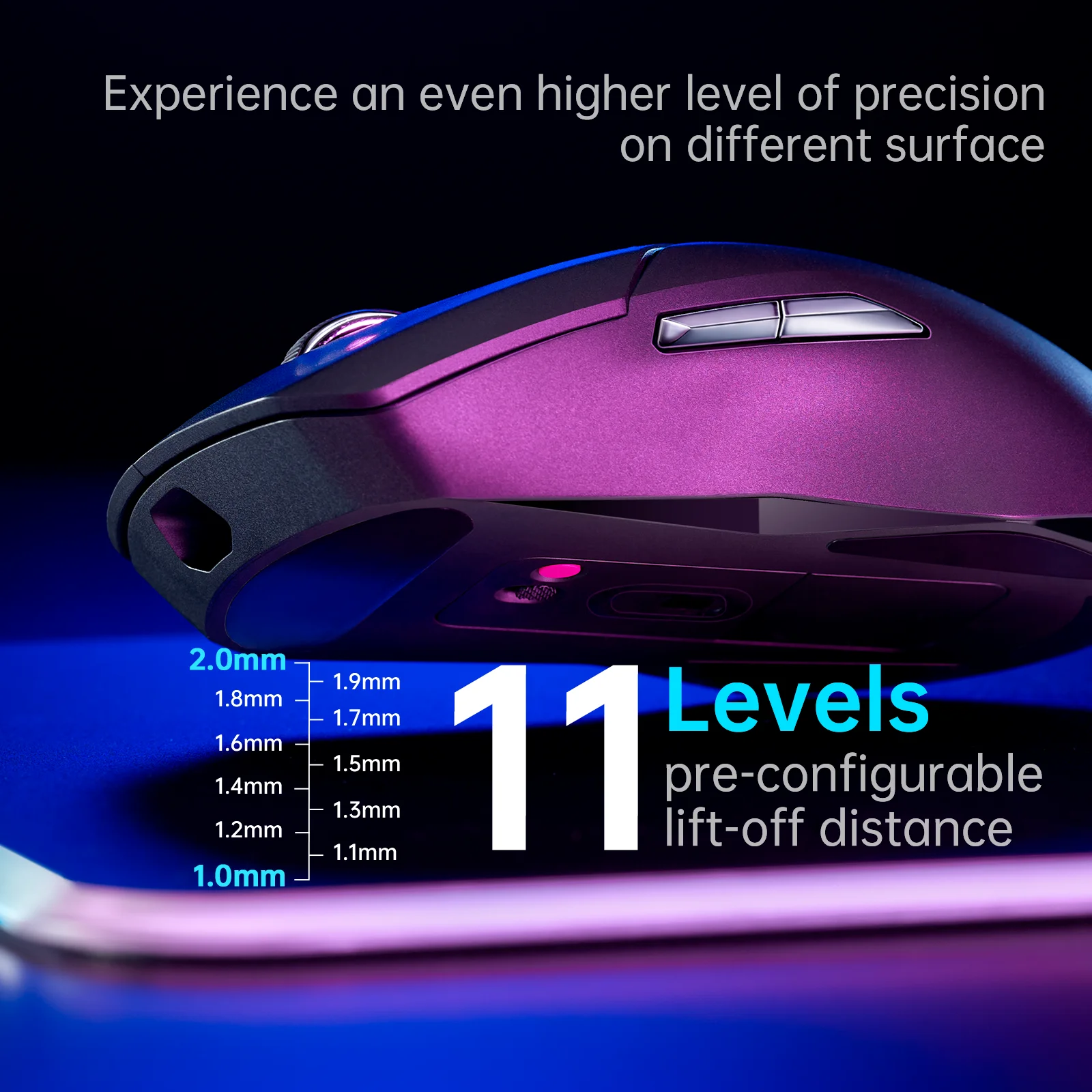 Rapoo VT9PRO/VT9AirLite Wireless Gaming Mouse Ultra-Light 26000DPI 8 Buttons Esports Optical PAW3398 Computer Mouse