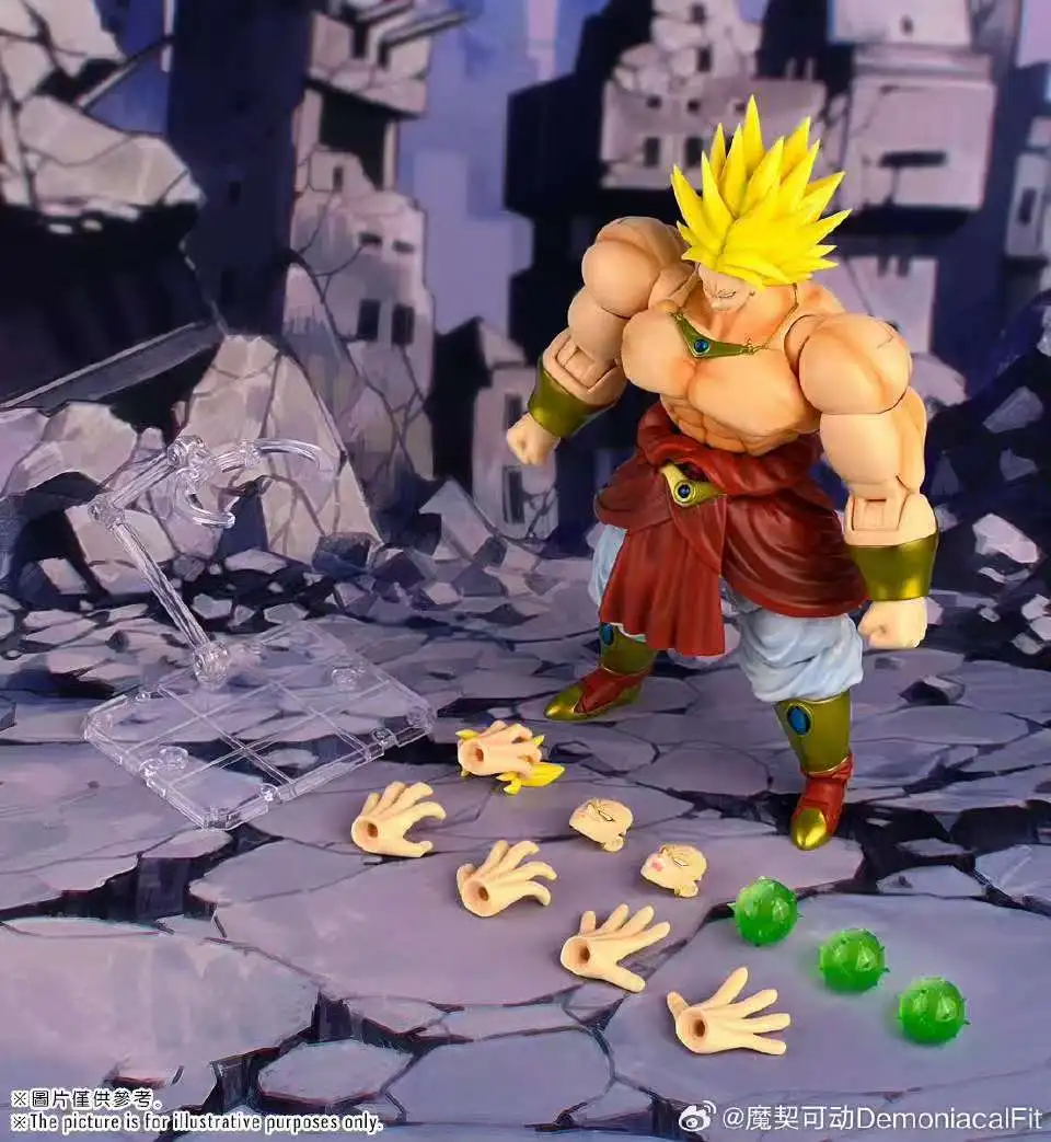 

Original Dragon Ball Magic Contract Movable Demoniacal Fit Legendary Berserker 6-inch Movable Figure Model Broly