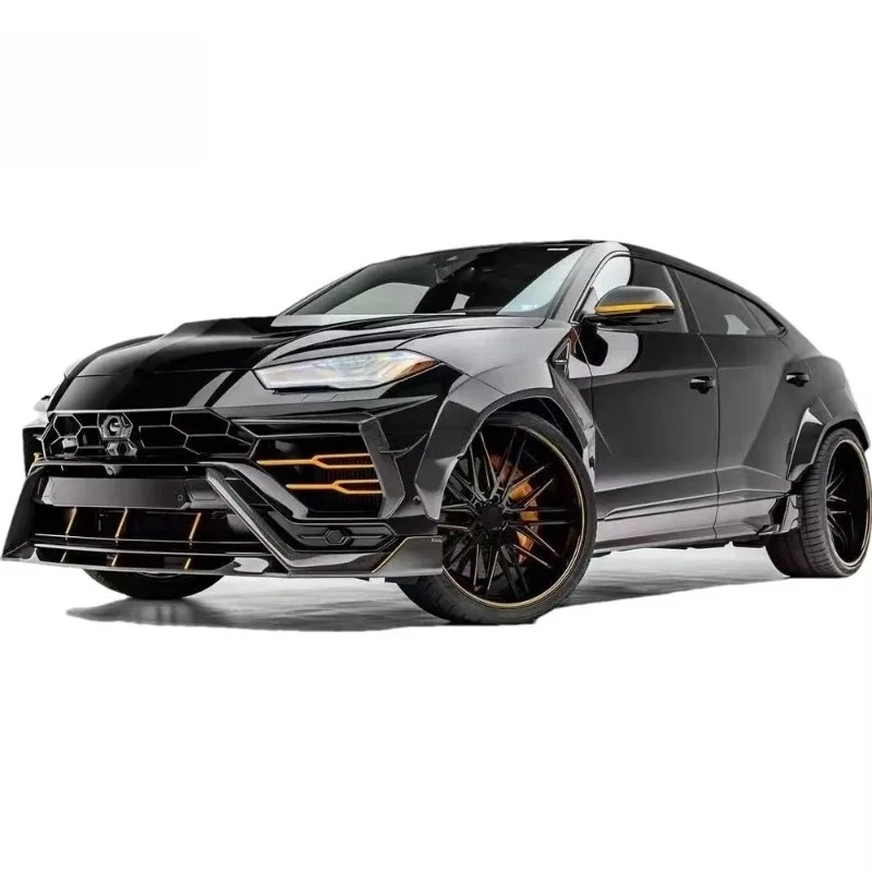 Applicable to Urus Aggressive V-Shape Carbon Fiber Set Spoiler, Front Lip Side Skirts