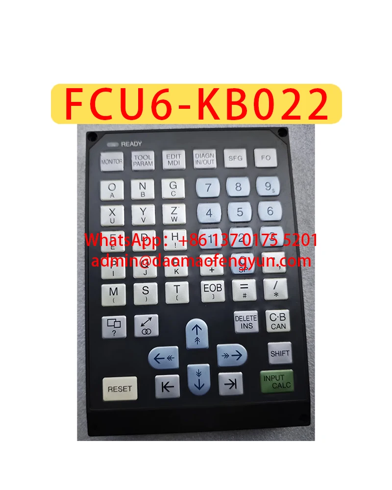 

FCU6-KB022 Used Blue Keypad Numerical Control System Keypad，FCU6 KB022，Fast shipping