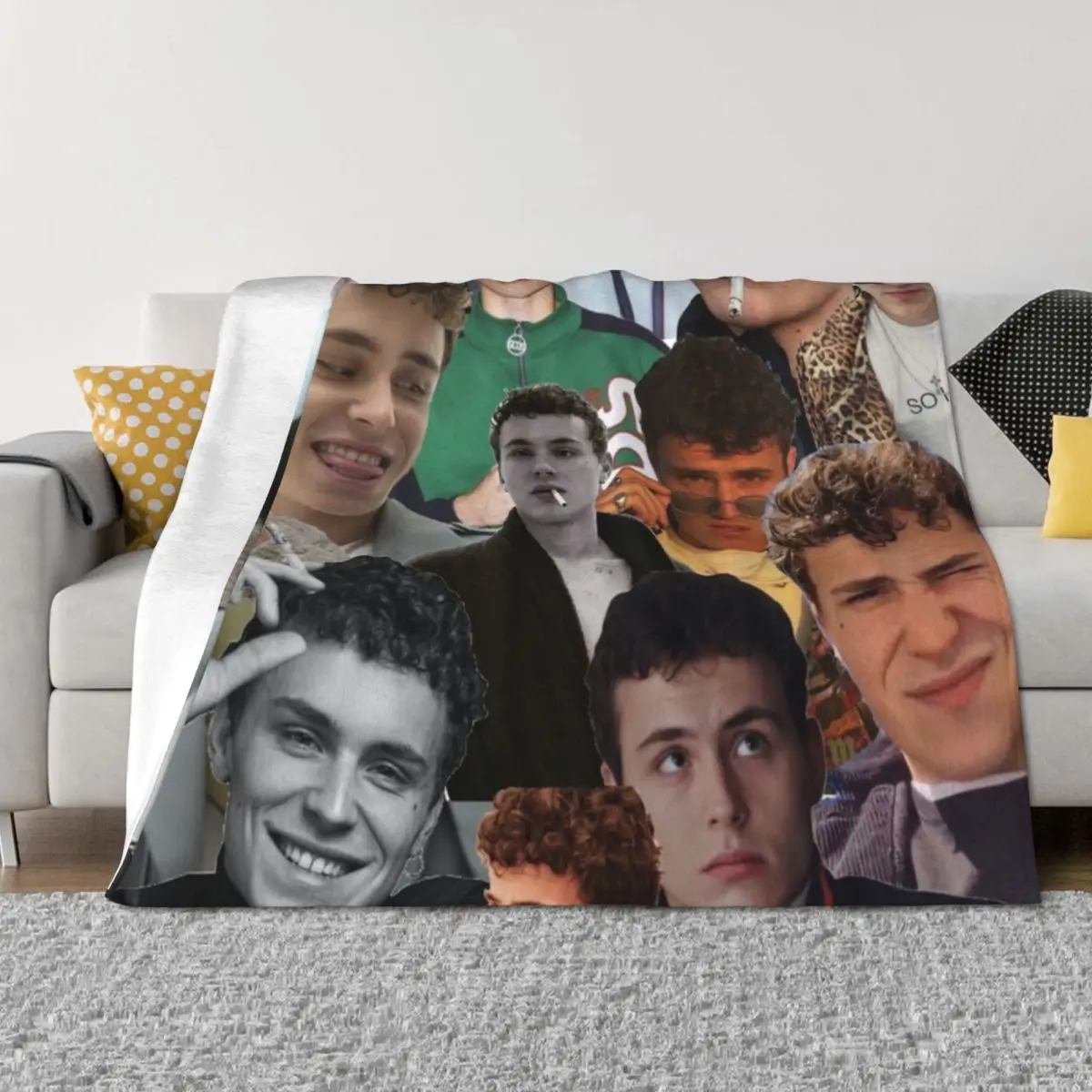 

aron piper collage Throw Blanket christmas gifts Decorative Throw Custom Sleeping Bag Blankets