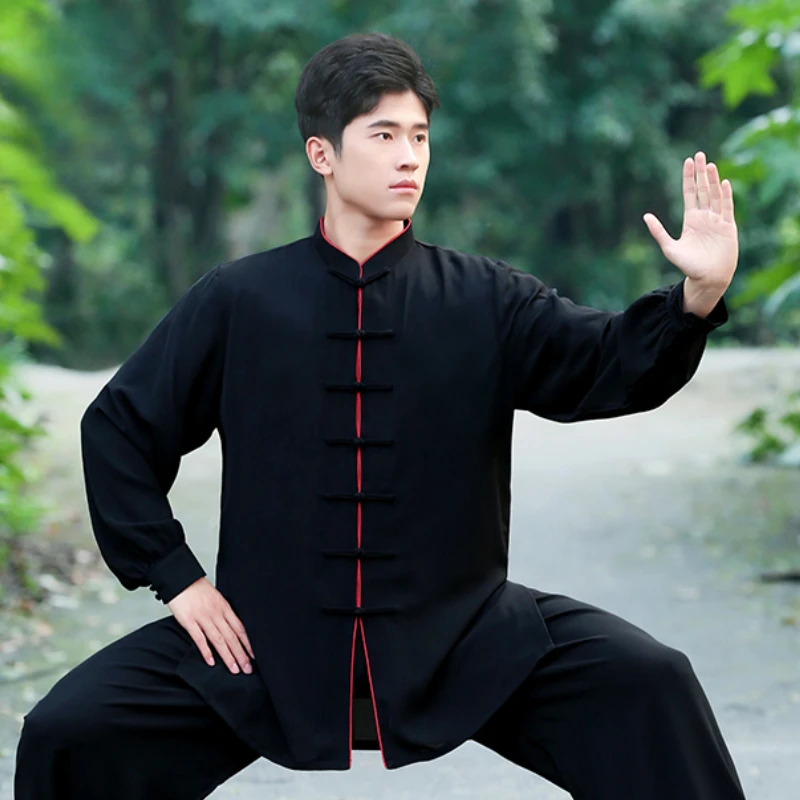 Tai Chi Kung Fu Suit Chinese Traditional Martial Arts Uniform for Women and Men Fluid Drape Breathable & Comfortable