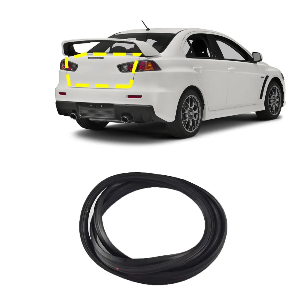 1 Piece Trunk Lid Weatherstrip for Lancer CY CZ Tailgate Rubber Seal for EVO 10 Waterproof Rear Gate Cushion Rubber 5921A003